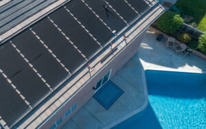 piscine chauffée au photovoltaïque